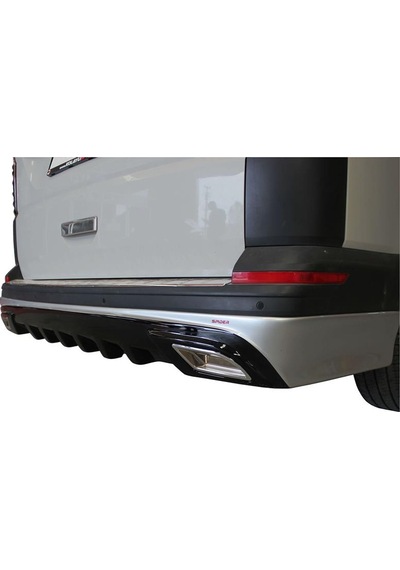 Volkswagen Transporter Uyumlu T6 Arka Tampon Altı Difüzör Md Fiber 2015 Ve Sonrası