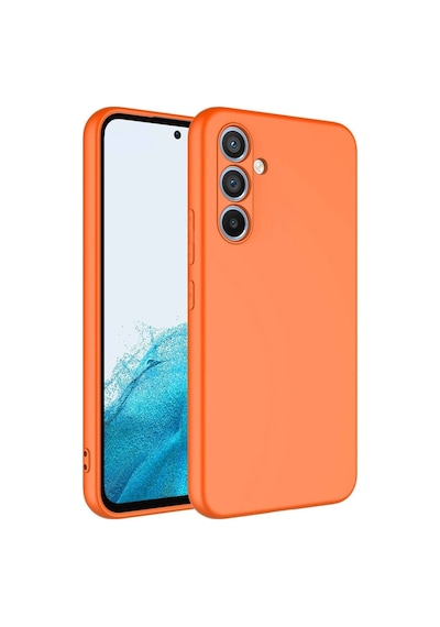 Galaxy A24 Kılıf Zore Mara Lansman Kapak Turuncu