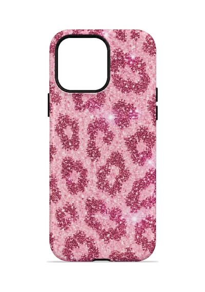 Velvoria Valestra Pembe Leopar Apple iPhone Uyumlu 14 Pro Darbe Korumalı Kılıf Valestra Select - Pembe Leopar