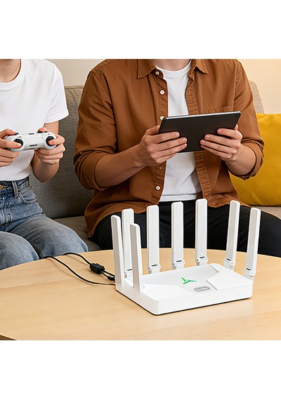 Go Des Gd-wps018 1200m 8 Antenli 5ghz Wifi Sinyal Güçlendirici Router Beyaz