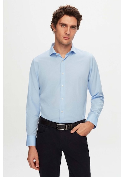 D's Damat Slim Fit Italyan Yaka Dar Kesim Klasik Kravatlık Uzun Kollu Kolay Ütülenebilir Erkek Gömlek N 2HF02ORT4185 Açık Mavi D's Damat Slim Fit Italyan Yaka Dar Kesim Klasik Kravatlık Uzun Kollu Kolay Ütülenebilir Erkek Gömlek N 2HF02ORT4185 Açık Mavi