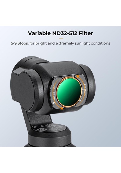 K&f Concept Osmo Pocket 4 Için Filtre Seti Uv/cpl/nd2-32 Nd32-512