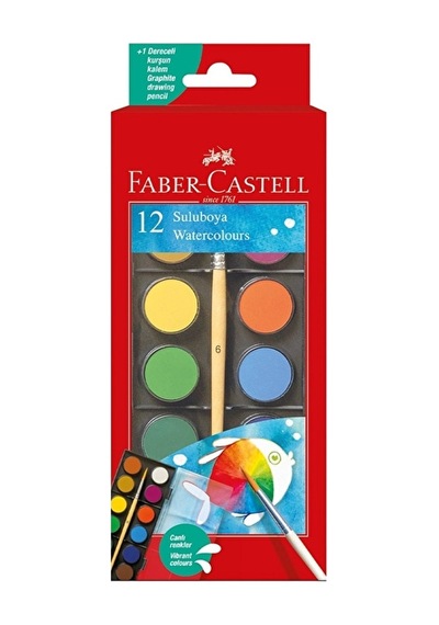 Faber-castell Bls Suluboya 12li Büyük Boy Set