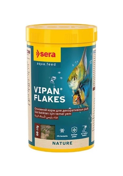 Sera Vipan Flakes Süs Balığı Yemi 250 Ml 60 Gr