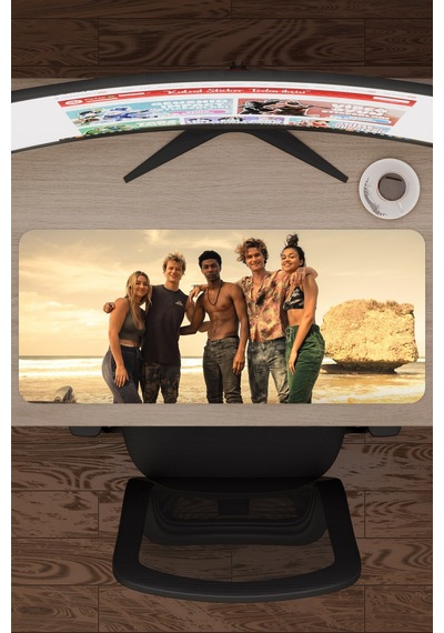Outer Banks V4 70x30 Xl Gaming Kauçuk Kaymaz Taban Mouse Pad Fare Altlığı