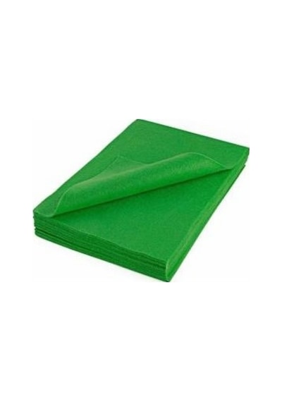 A4 Boy Keçe 10 Lu 1 Paket. - Yeşil