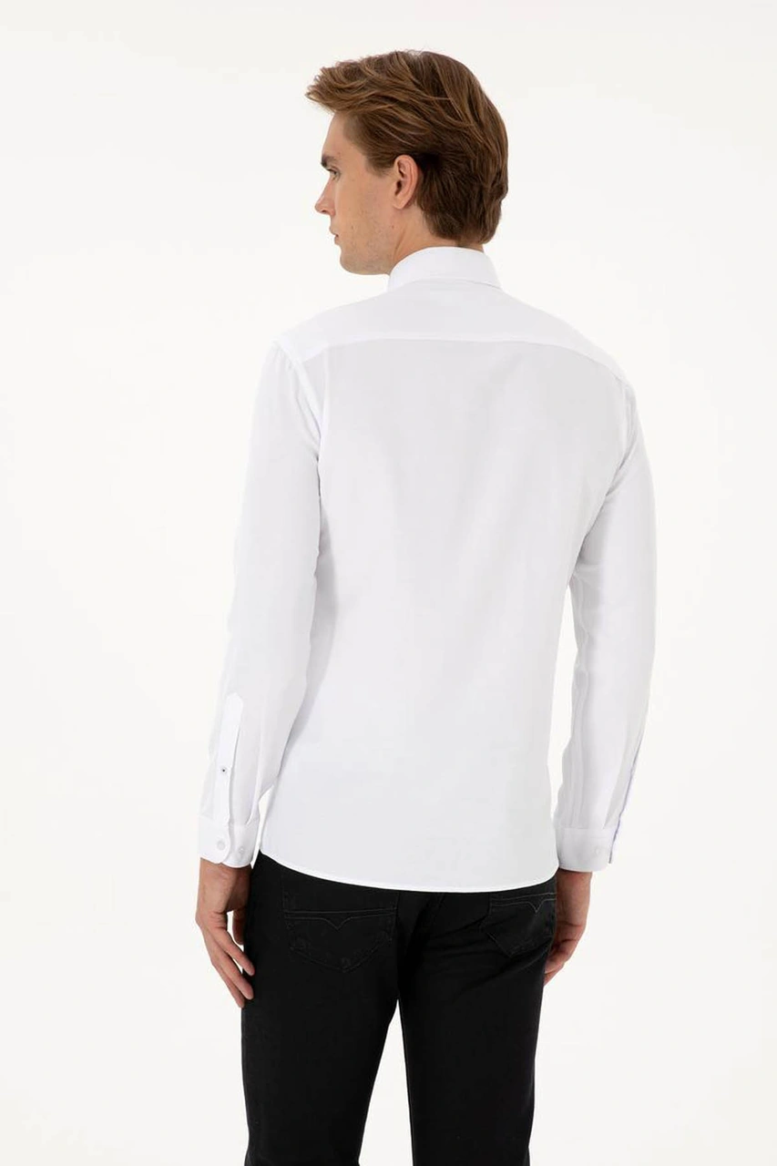 U.s. Polo Assn. Nova025k Beyaz Erkek Gömlek 2225592 Beyaz