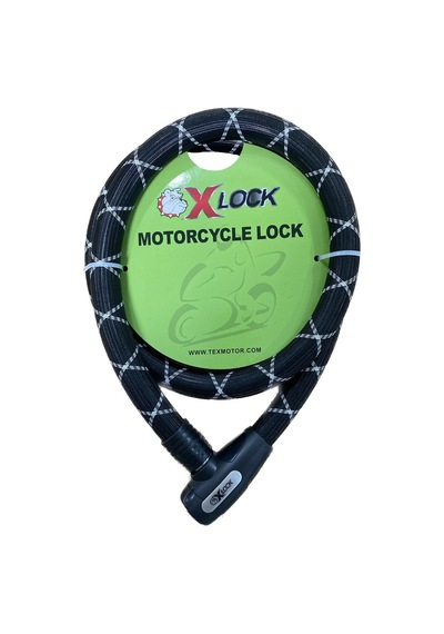 Tex 84905c Pvc Örgülü Halat Kilit - Motosiklet Halat - Kilit