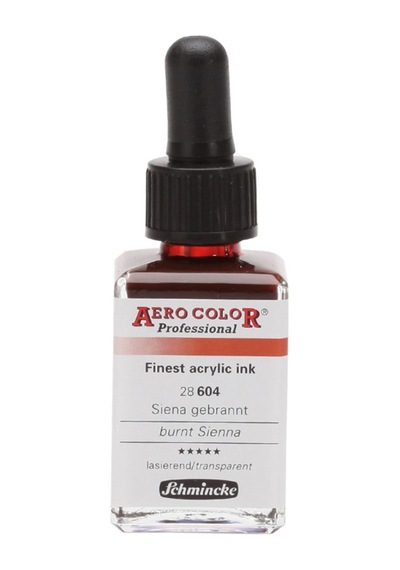 Schmincke Aero Color Airbrush Mürekkep 28 Ml. 604 Burnt Sienna