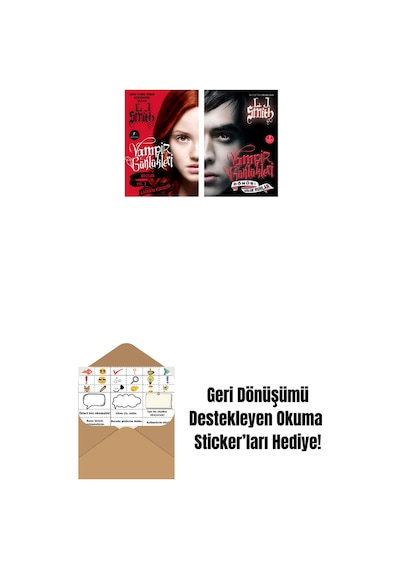 Vampir Günlükleri - Vol. 3 Kaderin Yükselişi + Vampir Günlükleri - Dönüş: Gölge Ruhlar + Okuma Sticker'ları