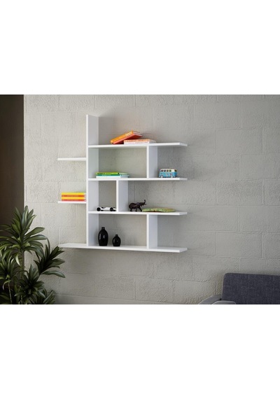 Dekorister Motif Kitaplık 2 Beyaz