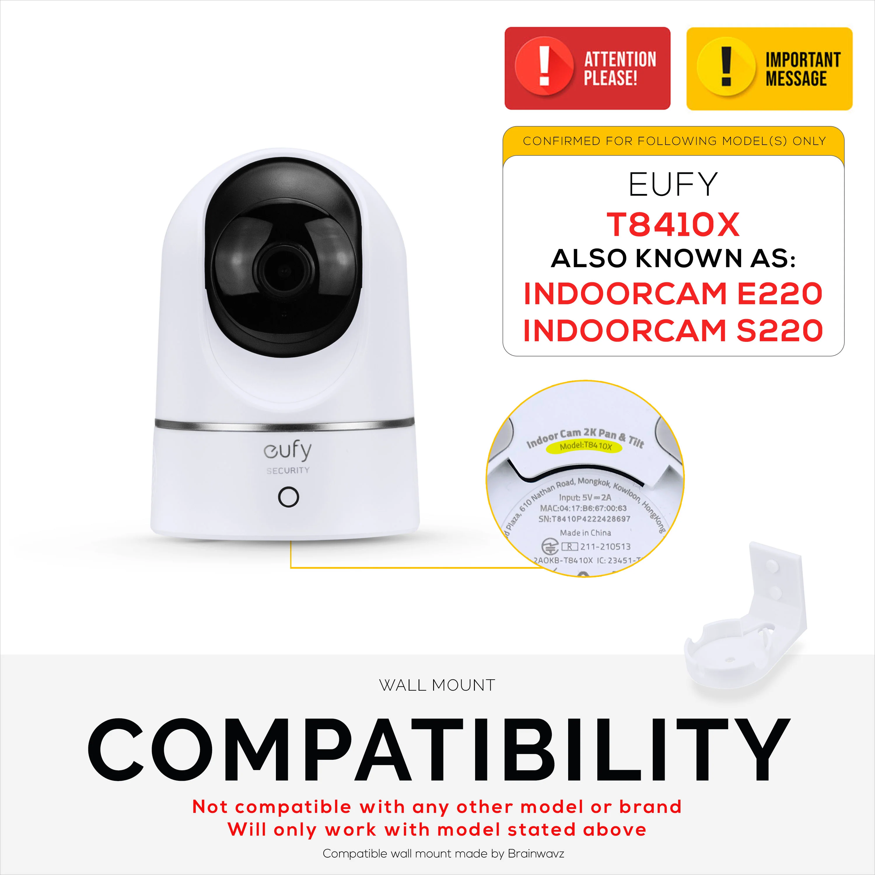 Anker Eufy 360 Montaj Braketi Indoorcam E220 / S220