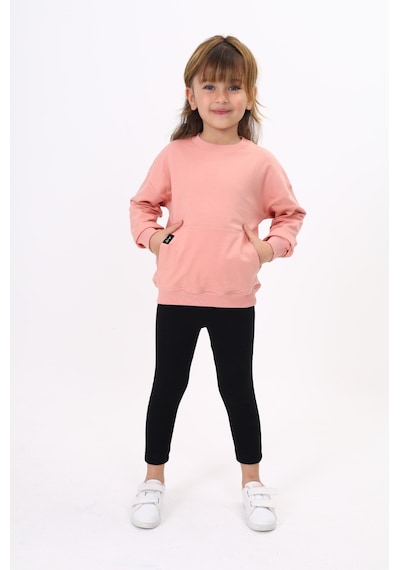 Toontoy Kids Toontoy Kız Çocuk Taytlı Takım Koyu Pudra