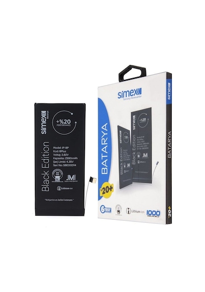 Simex Apple Uyumlu iPhone 8 Plus İle  Performance Sbt-02 Batarya