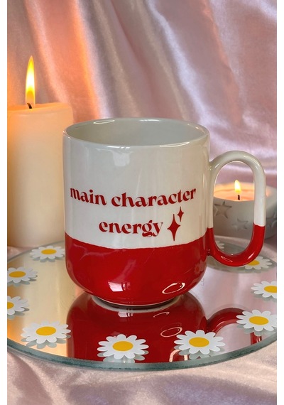 Main Character Energy Kupa Çok Renkli