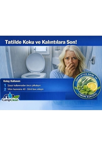 Camp Clean Tuvalet Sifon Solüsyonu 1 L