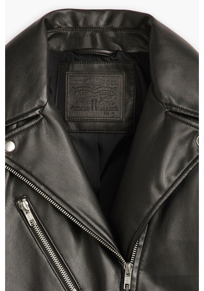 Kadın Kendal Moto Biker Deri Ceket - A9373-0000-5112 Siyah