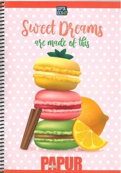 Gıpta Papur Notes Spiralli Karton Kapak Defter A4 120 Yp Kareli 4