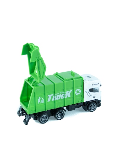Çöp Kamyonu Oyuncak Metal Mini Çek Bırak 12 Cm