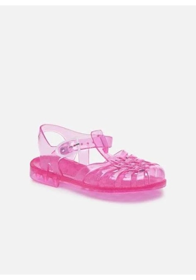 Meduse Sun Rose Paillete - Şeffaf Pembe Kız Çocuk Sandalet