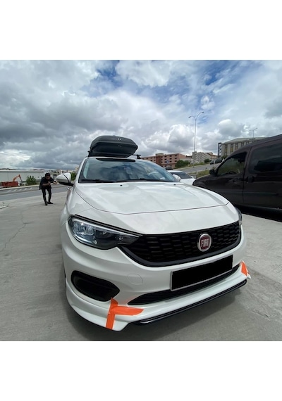 Fiat Egea Ön Ek, Tampon Karlığı Etek, Ön Bodykit Boyasız Abs Plas