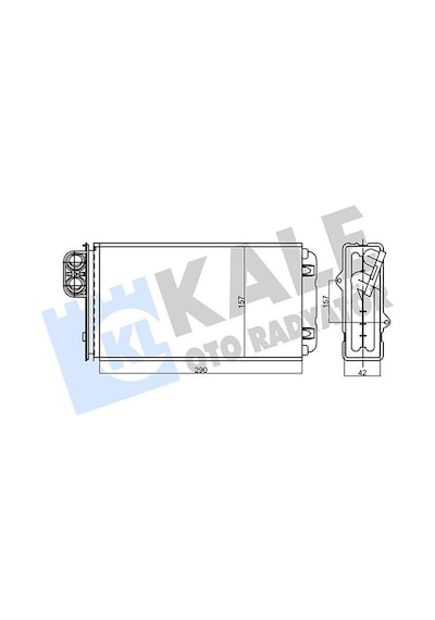 Kale 356225 - Kalorifer Cıtroen Xm-peugeot 605 Kalorifer Borusuz
