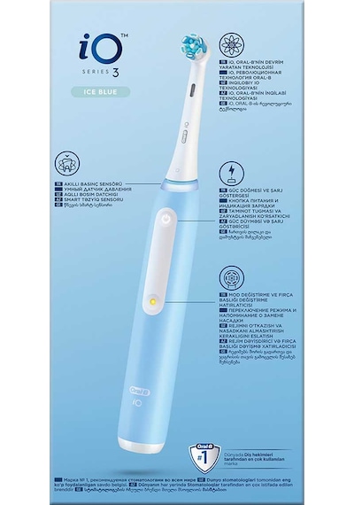 Oral-B İO Series 3 Şarjlı Diş Fırçası Mavi