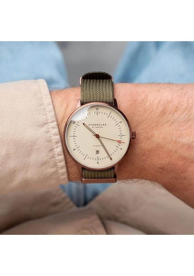 Sternglas Naos Xl S02-nx42-fı05 Otomatik Erkek Kol Saati Bronz