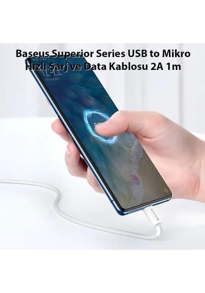 Baseus Superior Series Usb To Mikro Hızlı Şarj Ve Data Kablosu 2a 1m