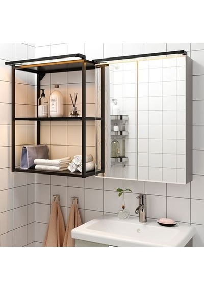Ikea Sılverglans Led'li Dolap Aydınlatması, Antrasit, 60 Cm