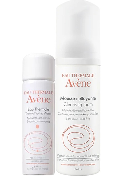 Avene Mousse Nettoyante Cilt Temizleme Köpüğü 150ml + Avene Eau Thermale Termal Su 50 Ml Avene Mousse Nettoyante Cilt Temizleme Köpüğü 150ml + Avene Eau Thermale Termal Su 50 Ml