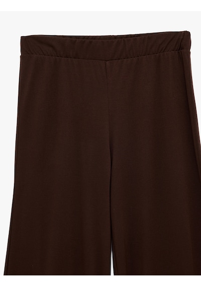 Koton Rahat Kalıp Modal Pijama Altı Kahverengi 6wlk40197mk Kahve