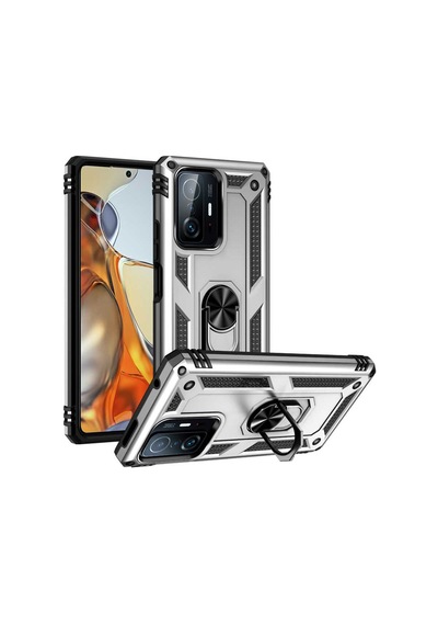 Xiaomi Mi 11T Pro 5G Kilif Yüzüklü Standli Manyetikli Armor Zirh 527010151