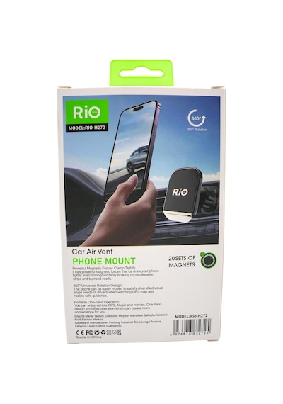 Rio Tech Manyetik Araç Hava Kanalı Telefon Tutucu