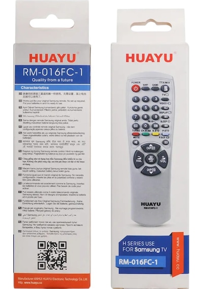 Huayu Rm-016fc-1 Samsung 00104h-00104k-00104n-00104m-10095u-10107n Lcd Led Tv Kumanda