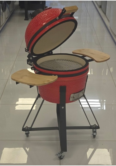 Chefden Pro 16 Seramik Kömürlü Barbekü Kırmızı