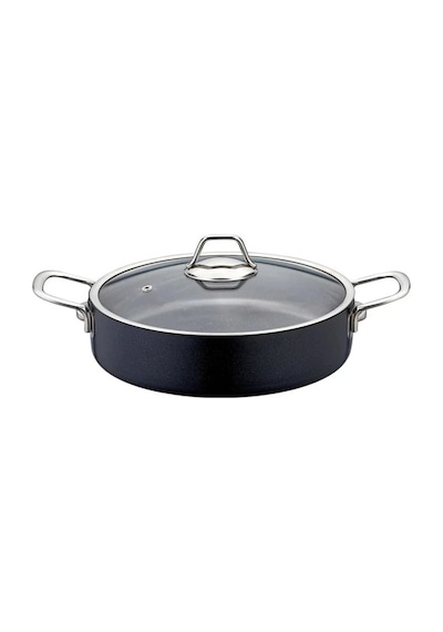 Zest Gusto Granit 32cm Kısa Tencere siyah