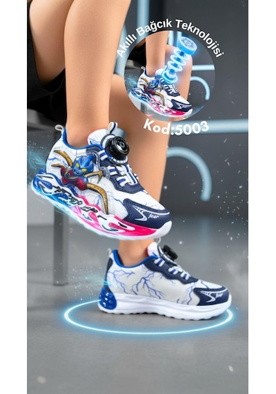 Gala Akıllı Bağcık Karakter Baskılı Erkek Çocuk Sneaker Lacivert