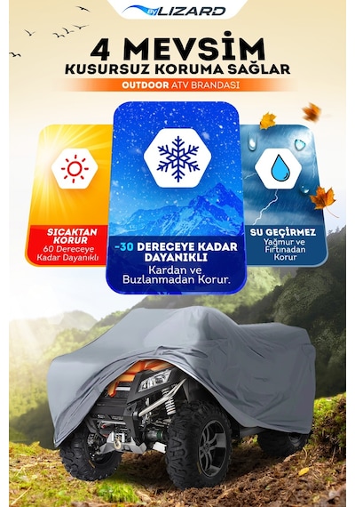 Polaris Sportsman 500 Ho Uyumlu Su Geçirmez Atv Brandası