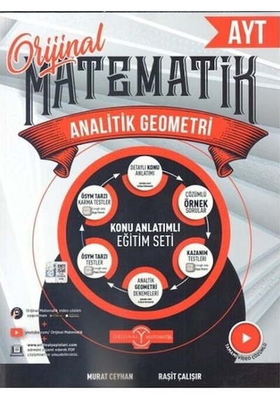 2025 Orijinal Yayınları Ayt Analitik Geometri Konu Anlatımlı