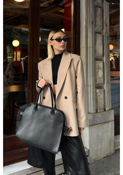 Shule Bags Piedra Omuz Çantası Siyah Siyah