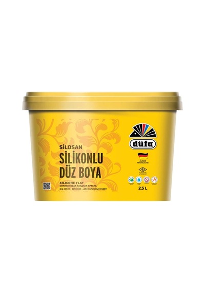 Düfa Silikonlu Düz Dış Cephe Boyası 2.5 Lt 6400 İnci 0.2 KG