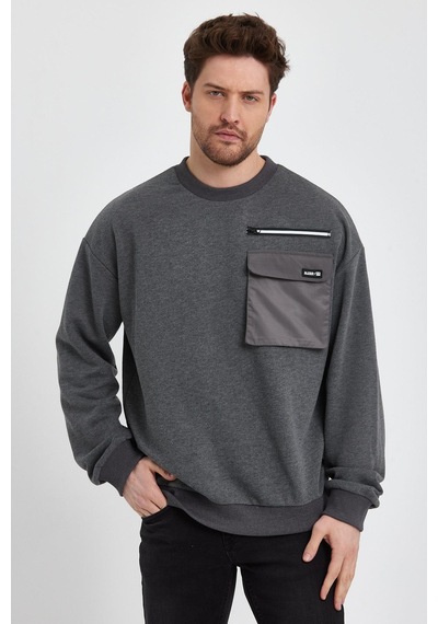 Alexander Gardi Alexandergardı Cep Detaylı Sweatshirt E23-75500 001