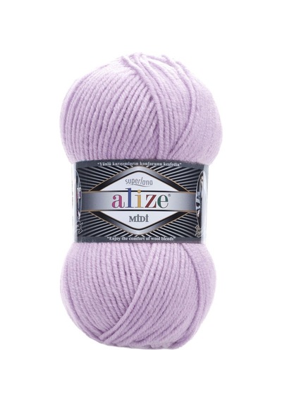 Alize Süperlana Midi 505 Küllü Lila