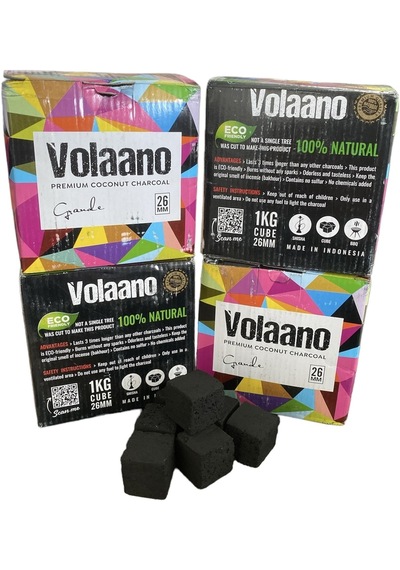 VOLAANO 26MM NARGİLE KÖMÜRÜ 4KG