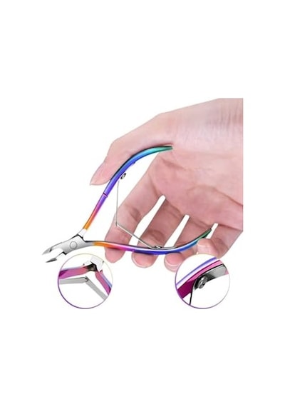Rainbow Profesyonel Tırnak Eti Pensi, Kobalt Çelik Manikür Pedikür Makası Solingen Profesyonel 718963