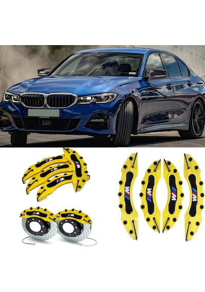 Bmw G20 ///m Sarı 17-18-19-20 Janta Uyumlu 4.lü Kaliper Kapagı