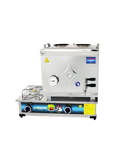 Mizan 40 Lık Doğalgazlı 30 Litre 2 Demlikli Çay Kazanı - Çay Ocağı