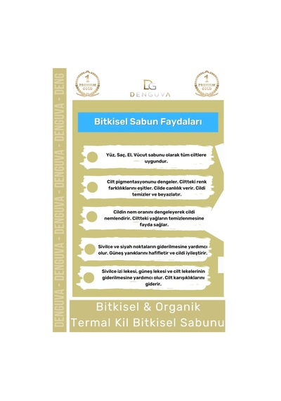 Lüks %100 Doğal Güzel Kokulu El Yüz Saç Vücut Cilt Orijinal Bitkisel Termal Kil Sabunu 100g - 5 Adet Karışık