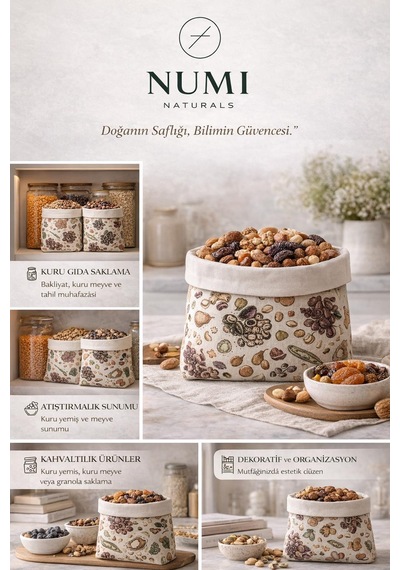Premium Balmumu Bakliyat-sebze Saklama Kesesi 2 Li Set 30x30 Cm Çok Renkli